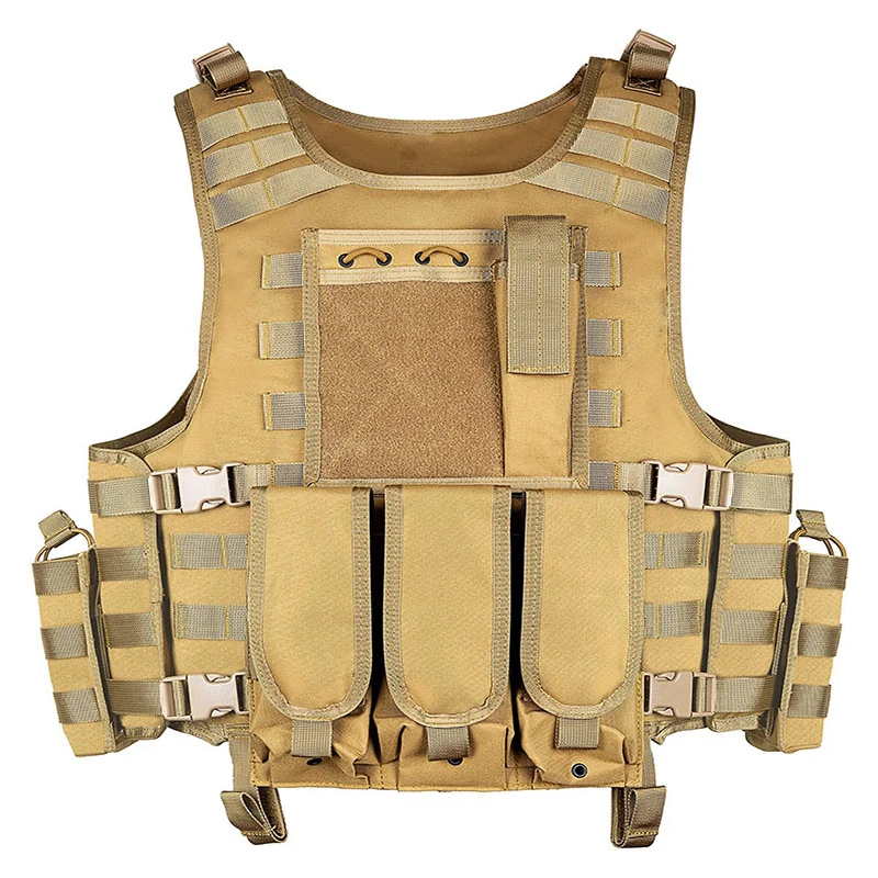 Military Gear Army Combat Armor Vest Tactical Molle Vest For Hunting Airsoft Camouflage Paintball Wargame Protective Body Armor