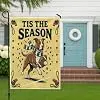 Sports Pitbull Dog Garden Flags 12x18 Double Sided for Outside, Vintage Football Front Yard Backyard Vertical House Flags, C llz