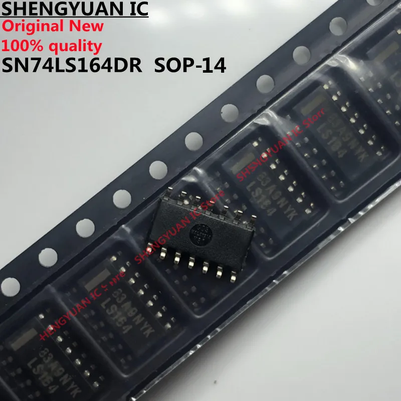 10Pcs/lot SN74LS164DR  LS164 SOP-14  SN74LS164 74LS164  8-BIT PARALLEL-OUT SERIAL SHIFT REGISTERS 100% new imported original