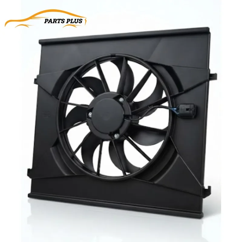 AB398C607AC Radiator Cooling Fan Assembly for Ford Ranger T6 2012-2023 2.5L 2.2L 3.2L Engine Cooling Fan Motor
