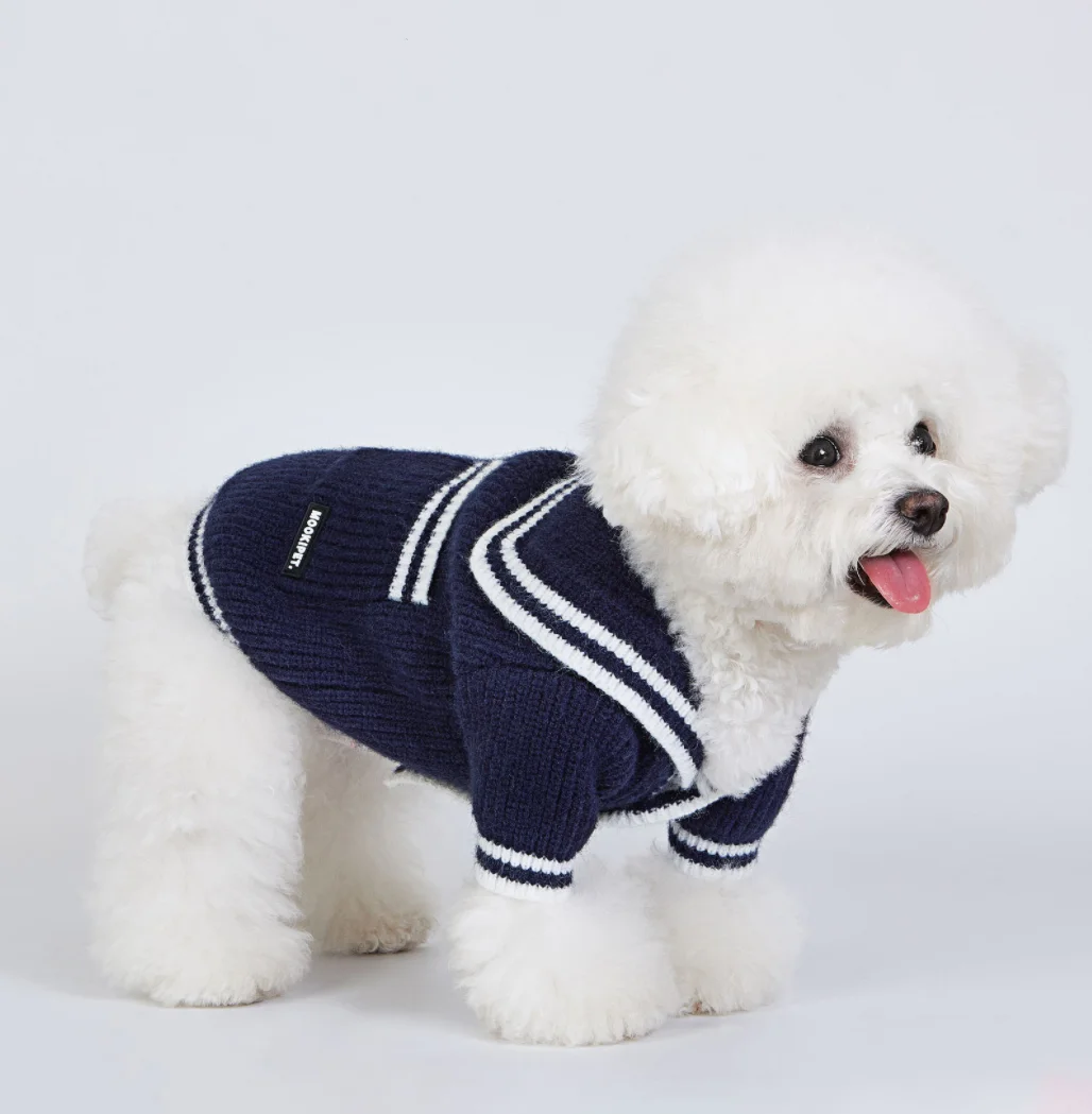 Dog Cat Sweater Hoodies Pullover Pet Clothes Doggy Vest Shirt Warm Kitten Knitwear Small Dog Sweatshirt Autumn Winter Outfits