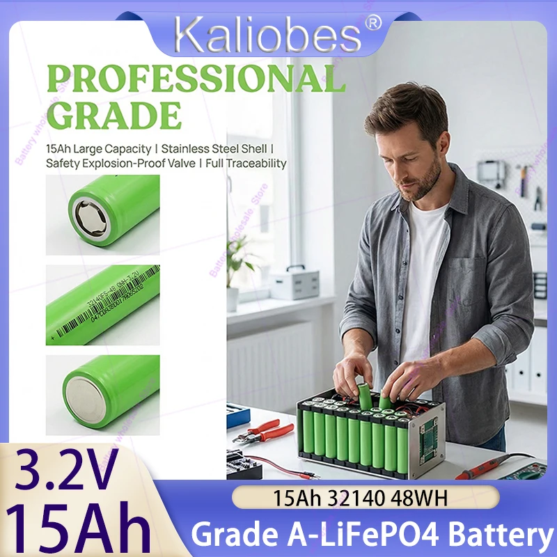 3.2V 15Ah 32140 Lif…