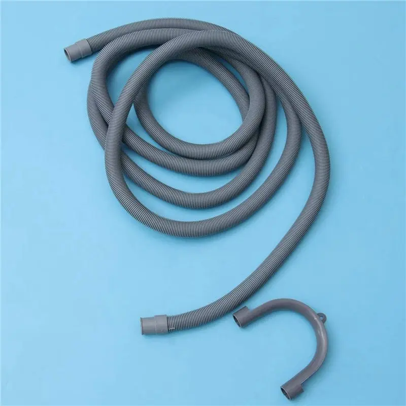 A04G-8 Pcs Washing Machine Drainage Pipe Hose,Washer Drain Hose For Washing Drainage Pipe,With U Shape Holder,5 Feet Long