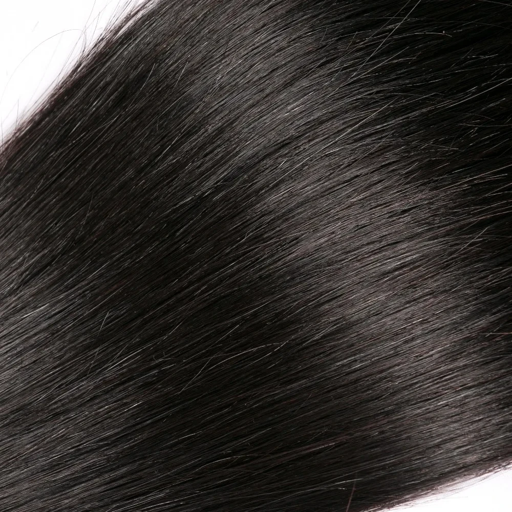 Extensiones de cabello humano Remy para mujeres negras, mechones rectos de hueso de 10-30 pulgadas, 1/3/4 piezas, cabello Natural, barato