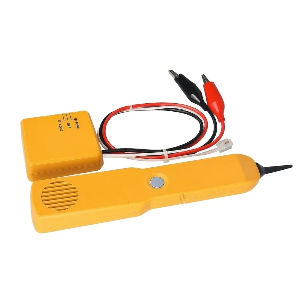 RJ11 Cable Tester With Built-in Audio Generator And Probe For Circuit Continuity Checking Network Telephone Line Tracing Tool