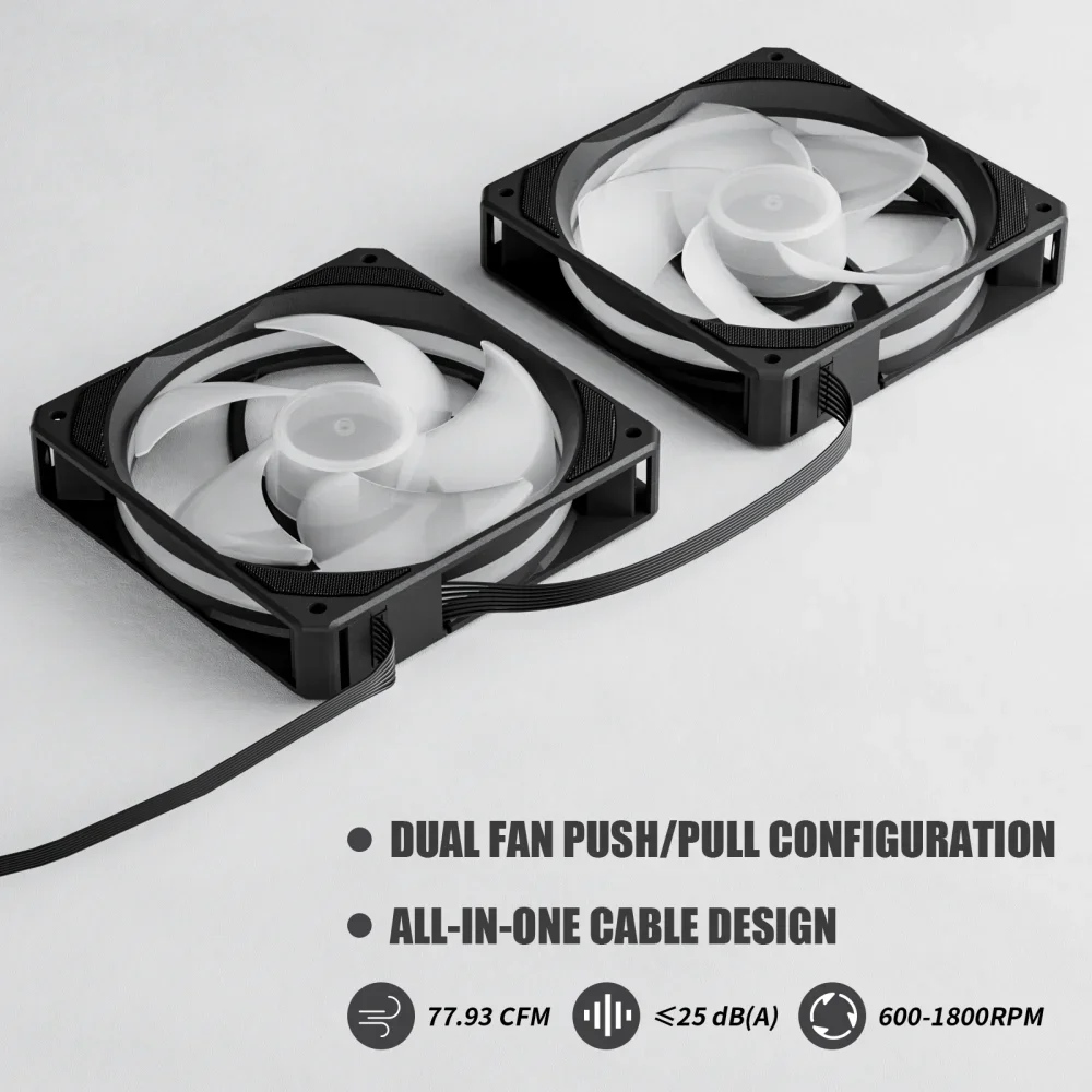 Low Noise 120MM Cpu Cooler Fan Gaming PC Fan LGA 1150 1151 AMD Gamer PC