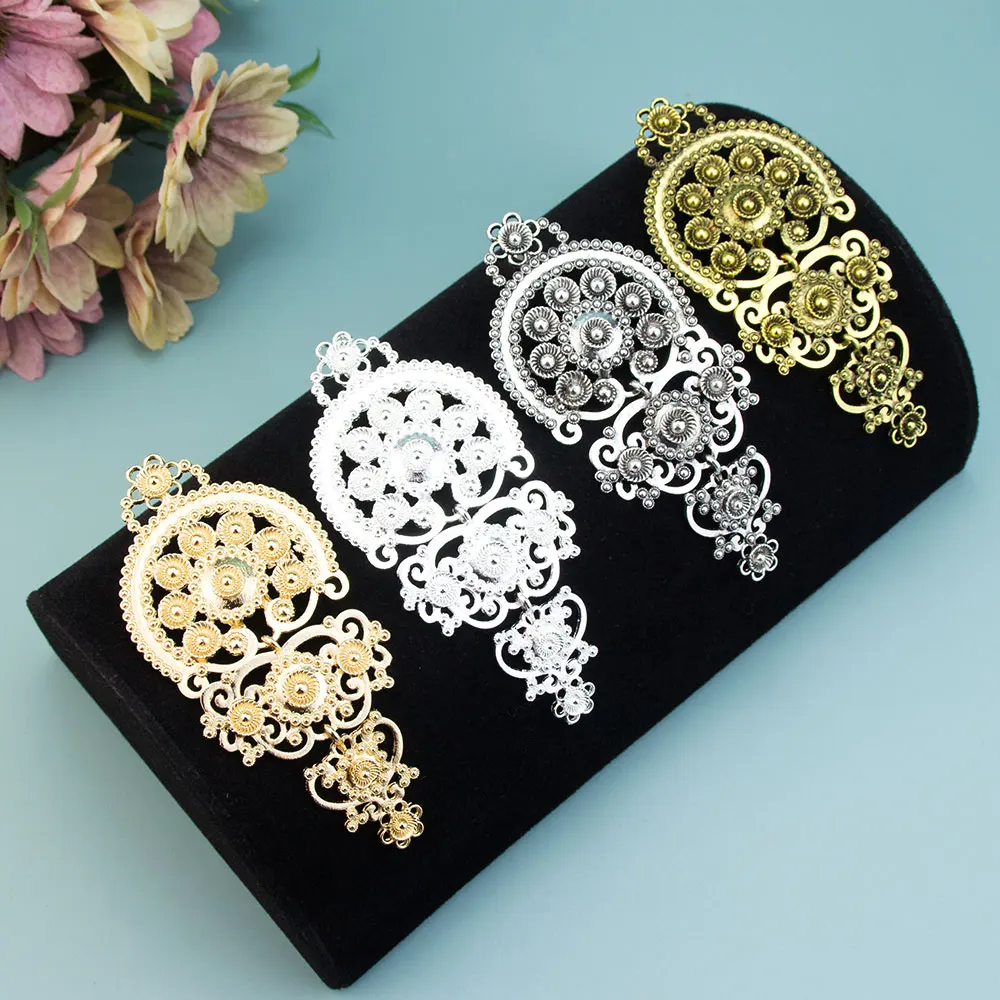 Sunspicems Ethnic Spain Totem Brooch Galician Frogs Brooch For Women Gold Silver Color Scarf Lapel Pins