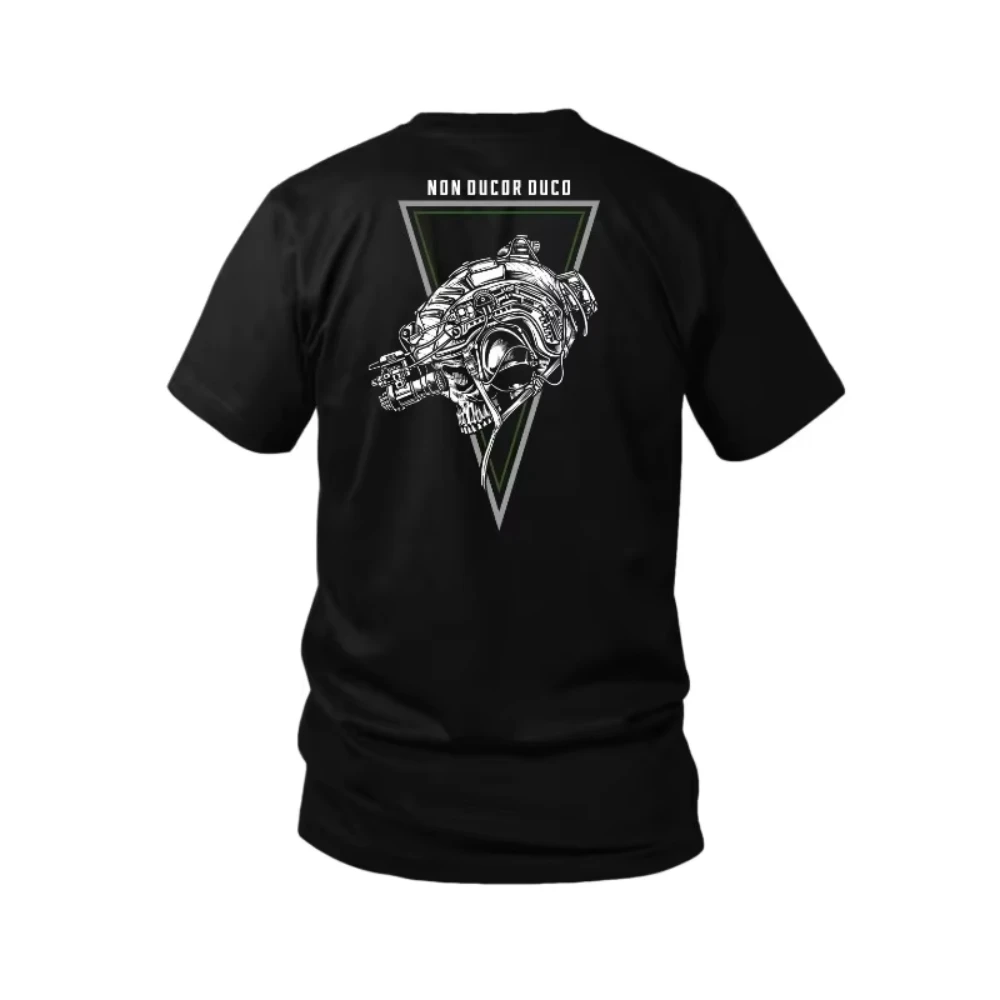2026 Spring and Summer New Tactical Chiefs Military Men's Brothers Cotton Short Sleeve T-Shirt Crew Neck Loose Comfort Clothing