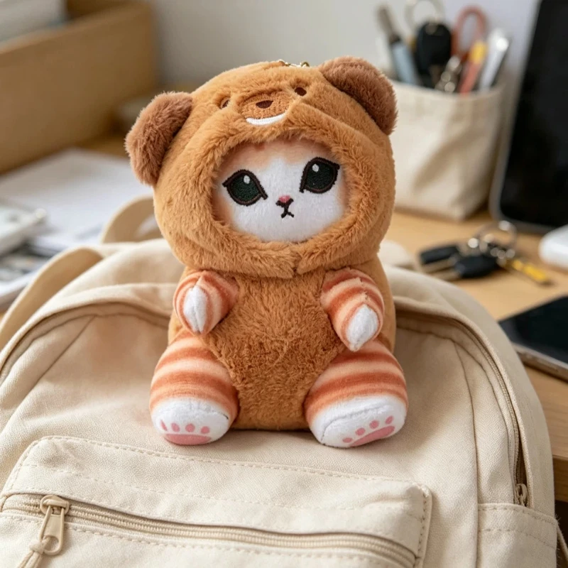 New Spot Plush Toy Doll Cartoon Shark Cat Doll Pendant Accessories Ornaments Car Ornaments Hand-Made Model Holiday Souvenir