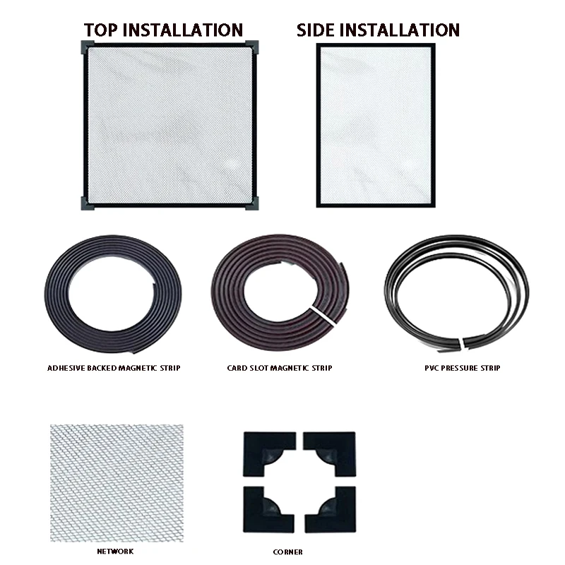 

Fish tank DIY anti jump net invisible anti jump Net magnetic suction sea Tank anti escape Cover net cover Fixed anti jump ne