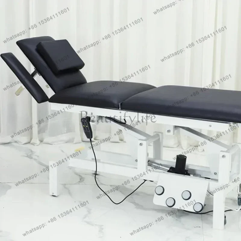 LJY Modern Simple Tattoo Chair Speciality Aesthetician Physiotherapy Massage Table Folding Adjust Salon Furniture Lit Pliant T