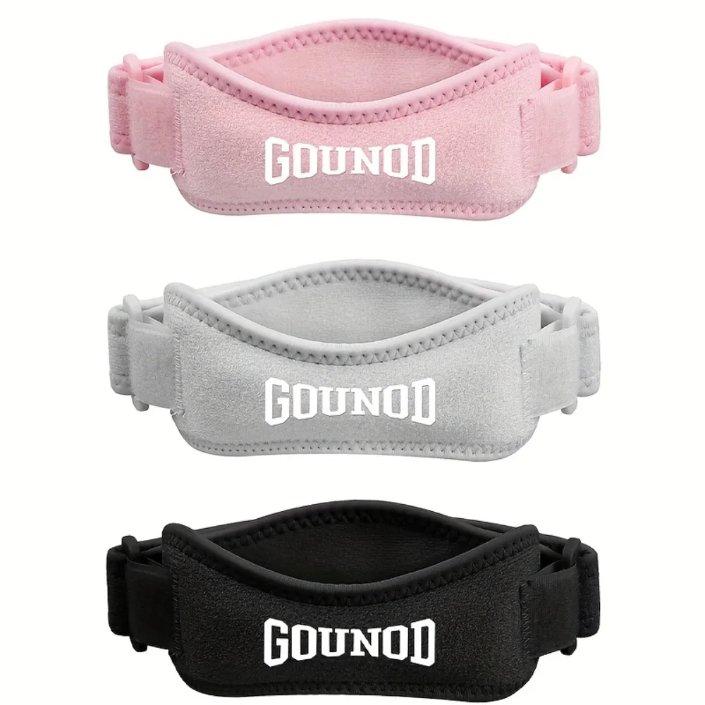 Knee Support Pads 1/2 Pack Grey Pink Polyester Fiber Protectors for Football Basketball Running Tennis Volleyball Squatting