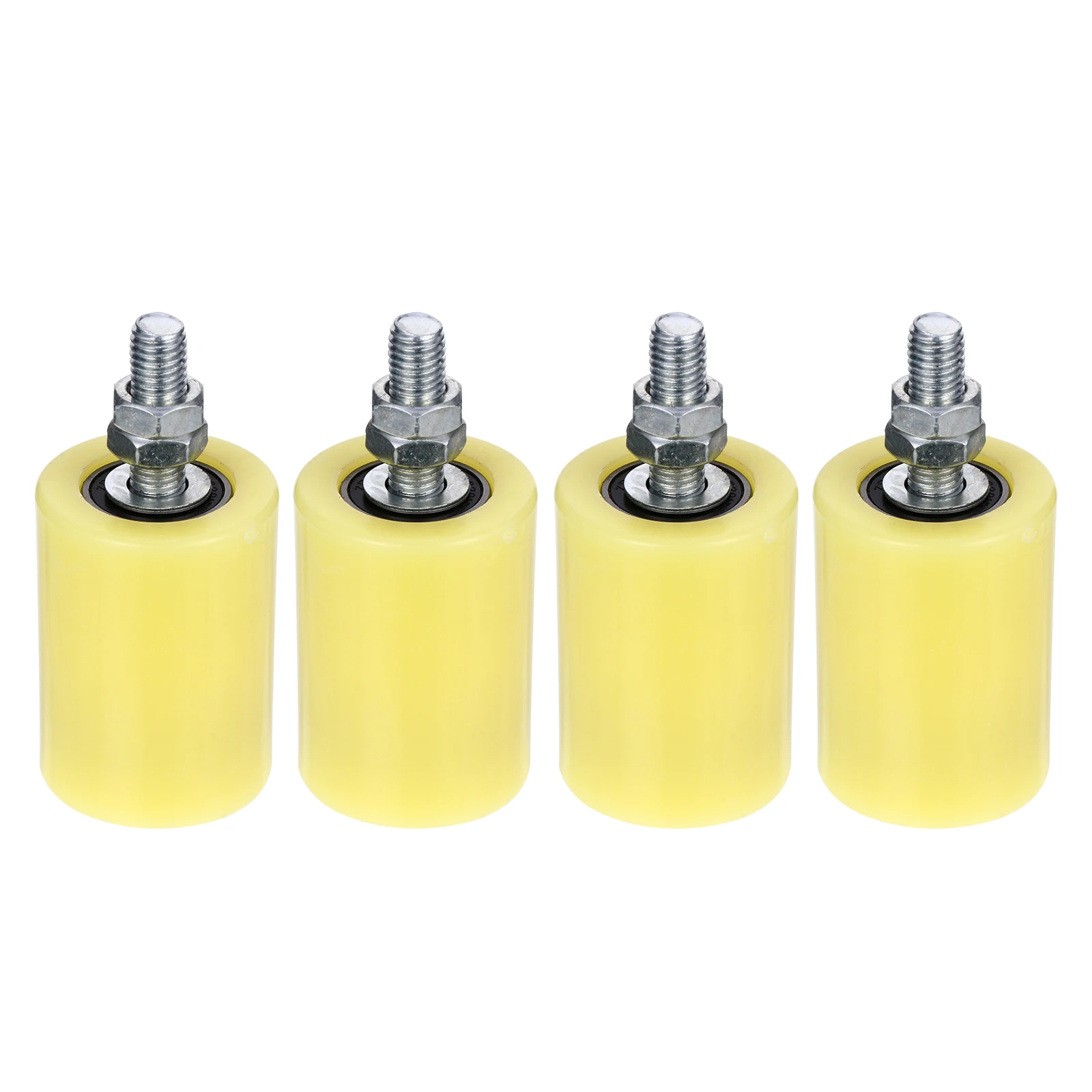 

4pcs 50x70 Nylon Gate Roller Track Heavy Duty Sliding Door Pulley Guiding Rail Door Wheel Electric Gate Wheel Hardware Support