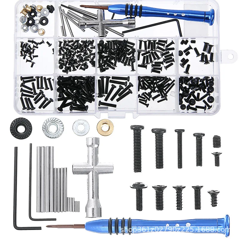FMS Rc Car Complete Upgrade Screws And Fasteners Set For 1 24 FCX24 Rc Car Modification With Cross Wrench Storage Tool Box