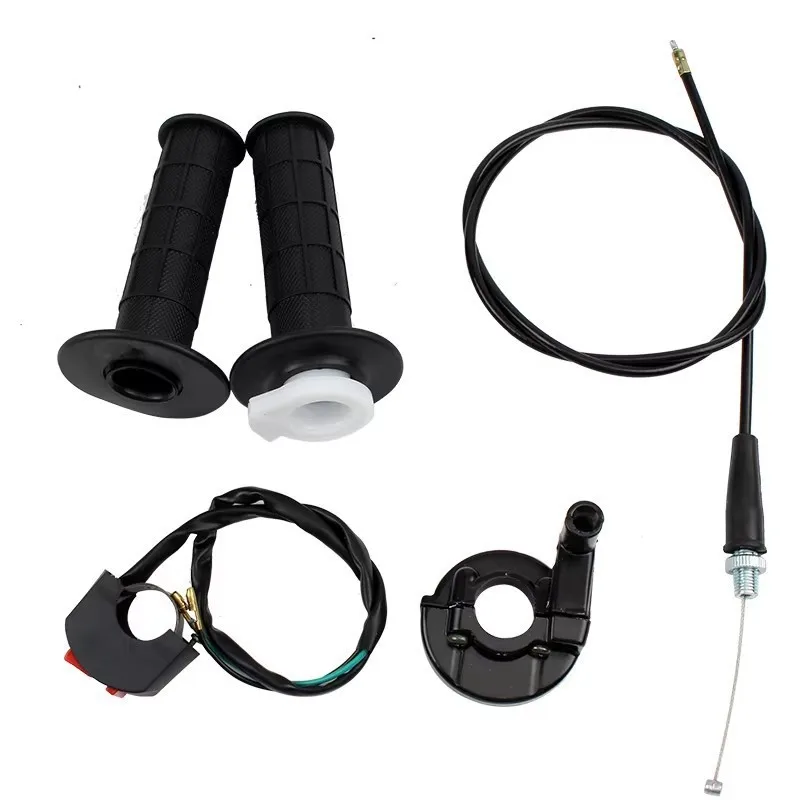 

Handlebar Twist Throttle Accelerator Handle Grip Cable For Kawasaki KX60 KX65 KX80 KX85 KX100 KX125 KX250 KLX110 KLX125 KLX125L