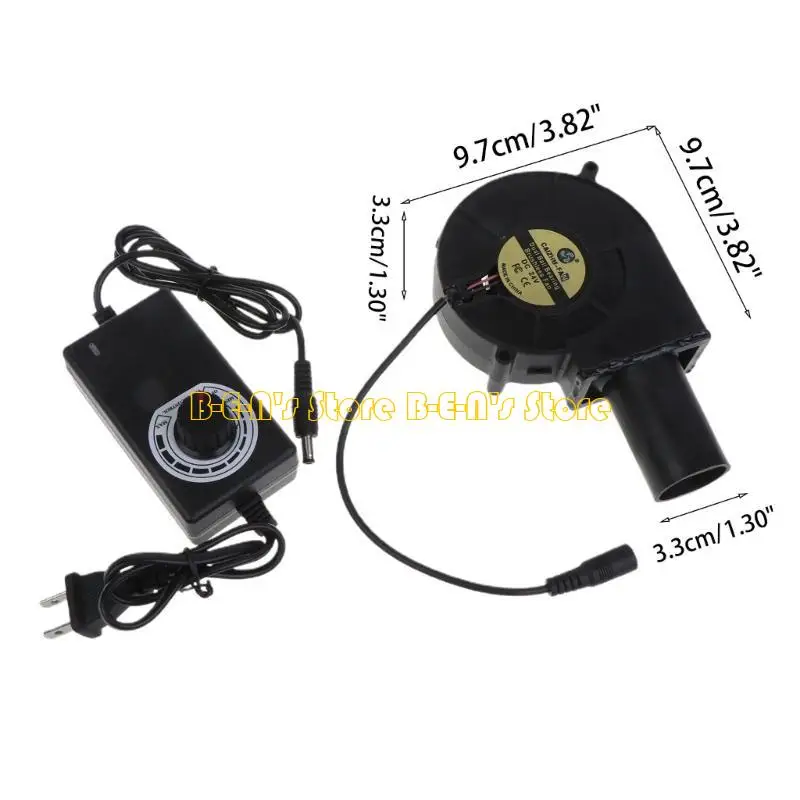 Y1AD تدفق الهواء 110 فولت 220 فولت التيار المتناوب مروحة متغيرة السرعة تحكم نزهة الشواء