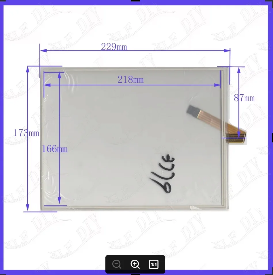 ZhiYuSun KDT3779 4lines touch panel,229*173mm  Navigator screen 229*173 glass  this is compatible Industrial control