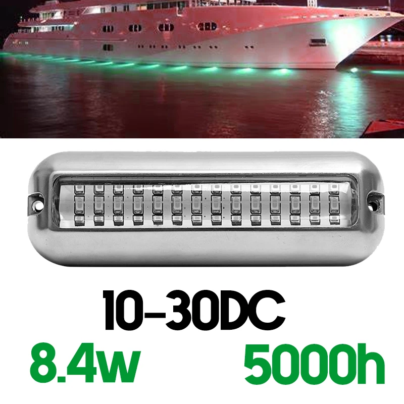 Underwater Light Yacht Accessories 42 LED 10-30VDC Marine Speedboat Boat Lights Navigation Lighting 1 PCS For Marine Boat