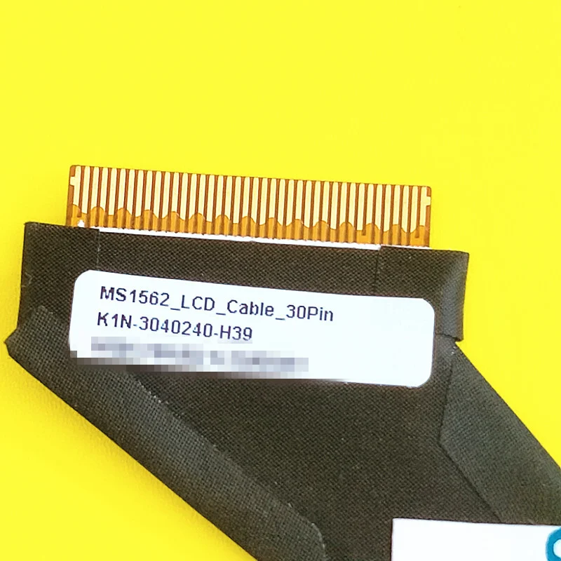 Original para MSI Stealth 15M MS1562 CABO LCD 30PIN K1N- 3040240 -H39