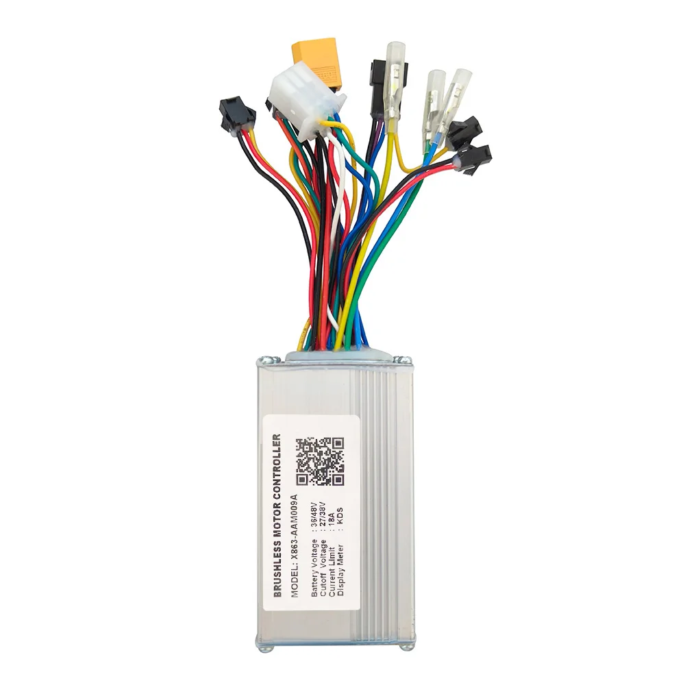 Ebike Brushless Motor Controller X863-AAM009A 36/48V 18A for KDS Protocol Display Electric Scooters MTB Fat Bikes Accessories