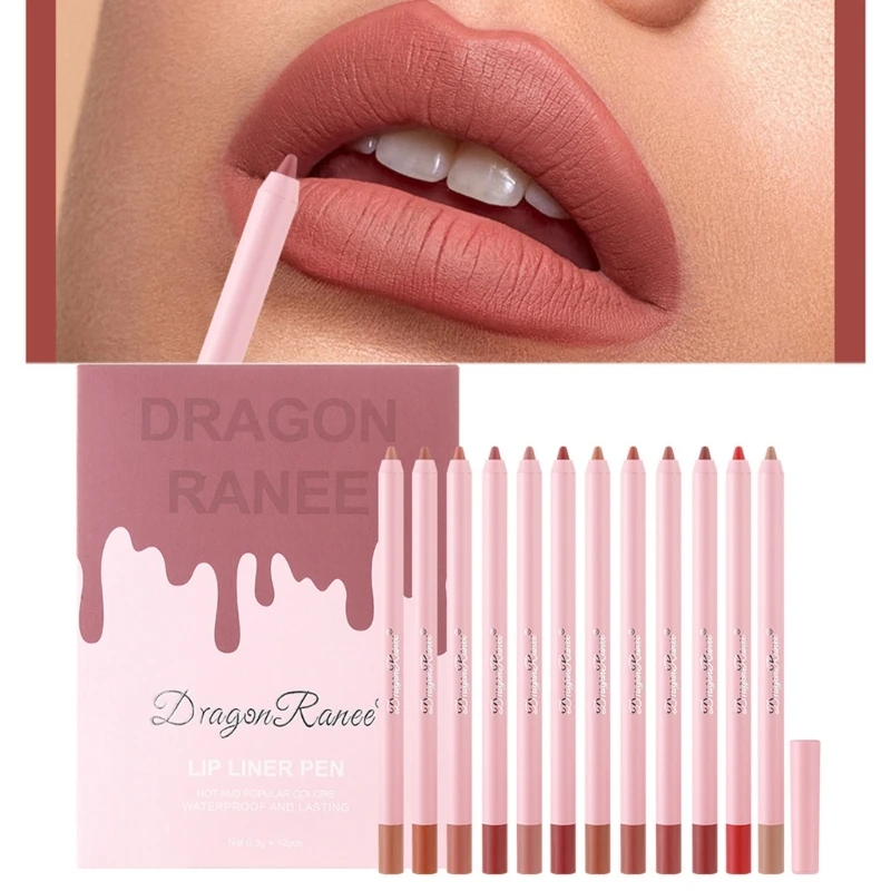 

Waterproof Lip Liner Long Lasting Makeup Lip Liners Pencil for Girls & Women