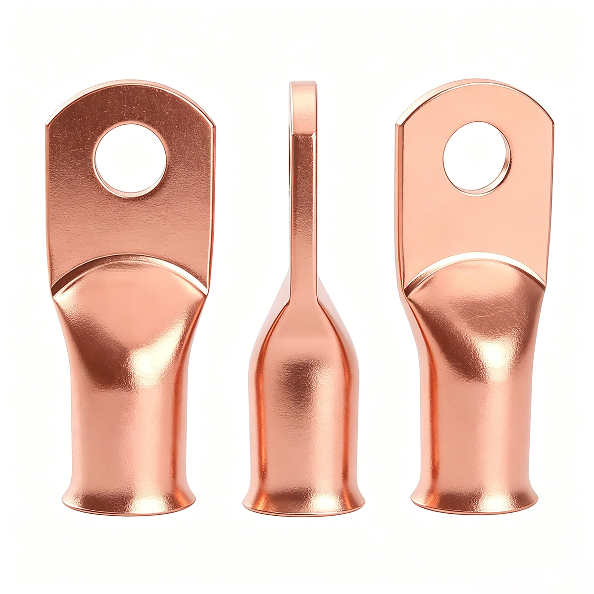 2/10pcs Copper Tube Terminal Lugs for Drone Power Systems High Conductivity Crimp Connectors for UAV Wiring & ESC Connections
