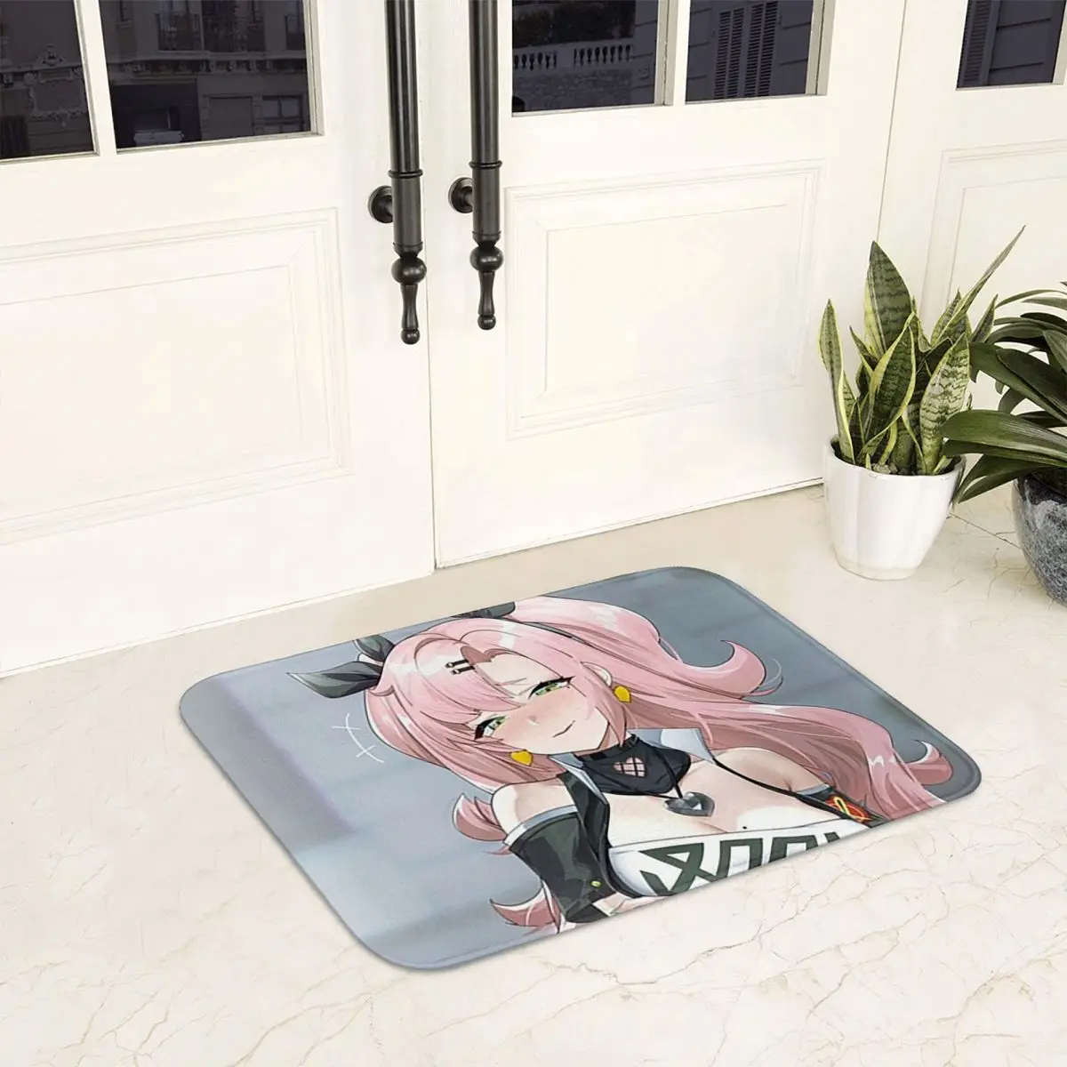 Nicole Demara Zenless Zone Zero Anti-slip Doormat Floor Mat Sand Scraping Carpet Rug for Kitchen Entrance Balcony Footpad Mats