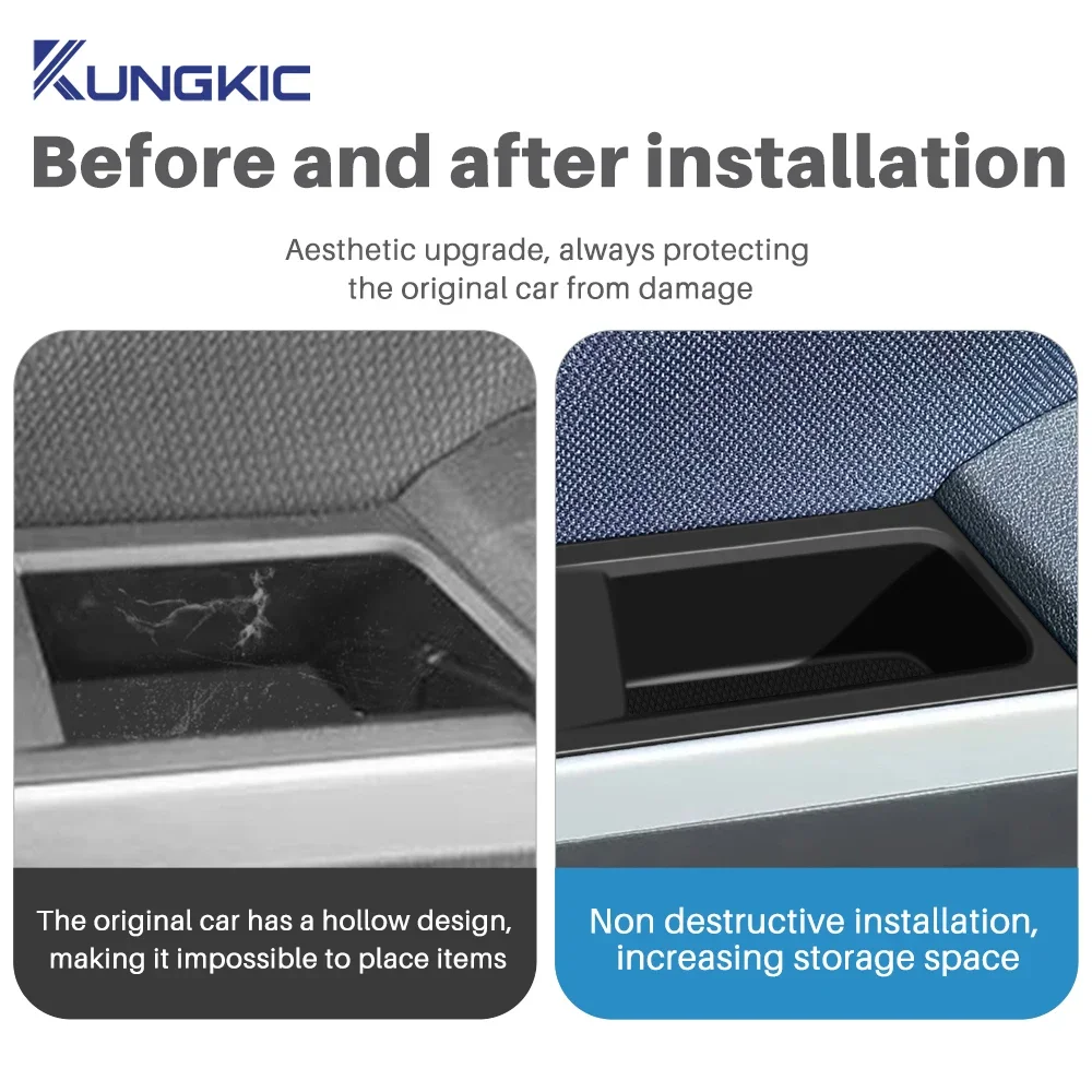 For TOYOTA Roomy Custom 2016-2025 Silicone Door Handle Storage Box Holder Side Armrest Organizer Tray