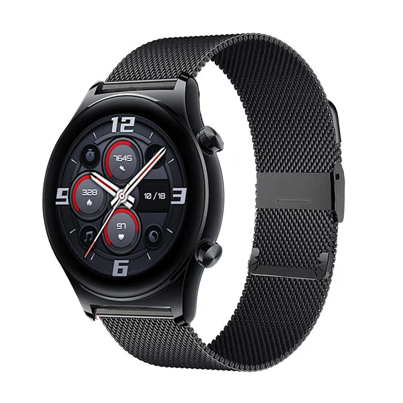حزام معدني من الفولاذ المقاوم للصدأ لساعة Honor GS 3 الذكية لساعة Huawei Watch GT3/GT 3Pro/GT2 Correa Honor Magic Watch 2 سوار