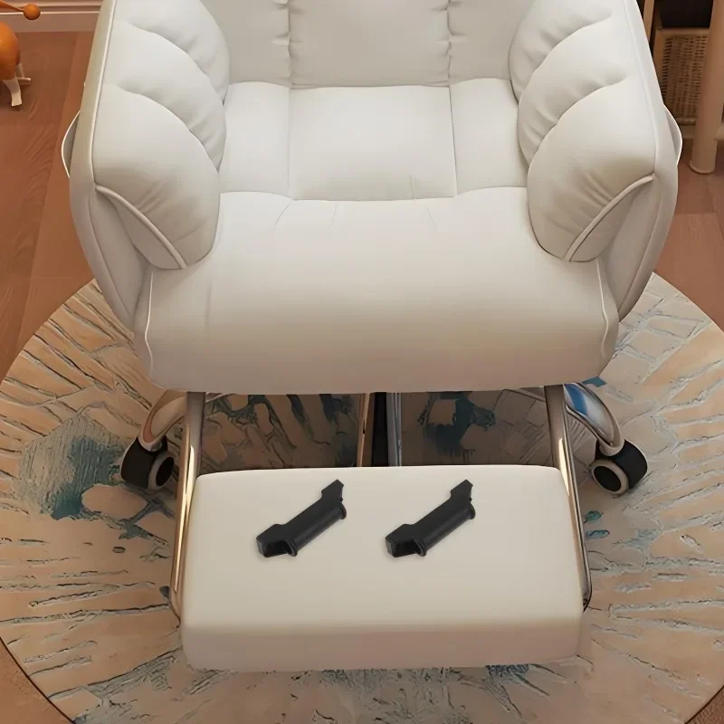 4/10Pcs Ergonomic Office Chair Footrest Sliders Chair Footrest Attachment Smooth Edges Easy Install Stylish Design Longlasting