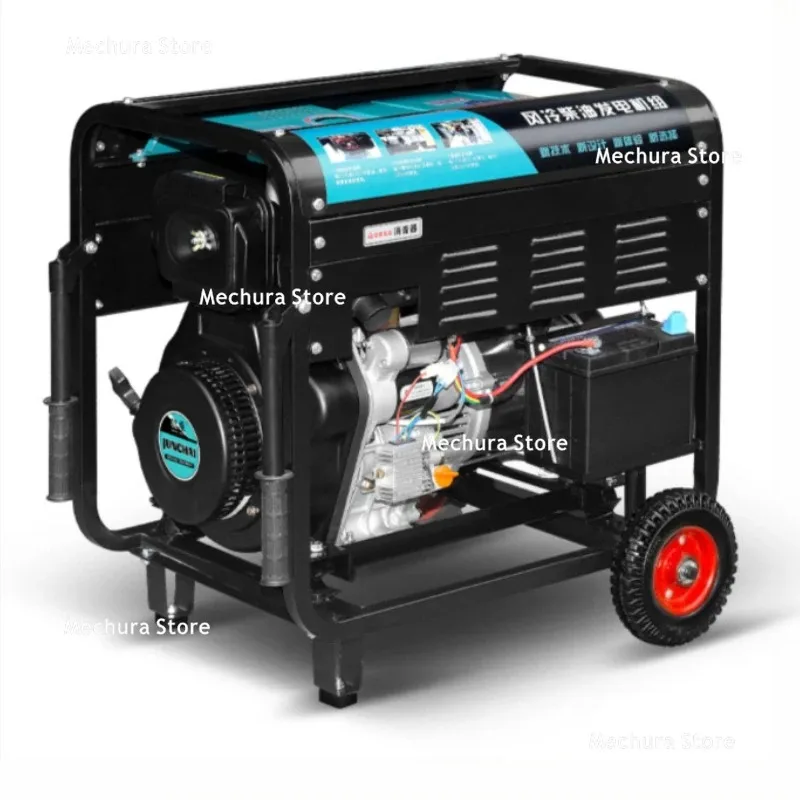 Compact Home Diesel Generator – 5/6/8/10/15KW, Single Phase 220V & Three Phase 380V Heavy Duty Power for Household Use JT60