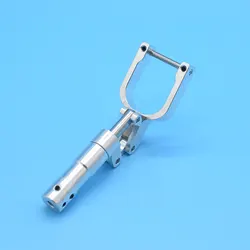 1 Piece 4mm Hole Damping Kneeling Nose Landing Gear Height 95mm to165mm Worm Shock Tripod For 3-4kg RC Aircraft EDF Plane