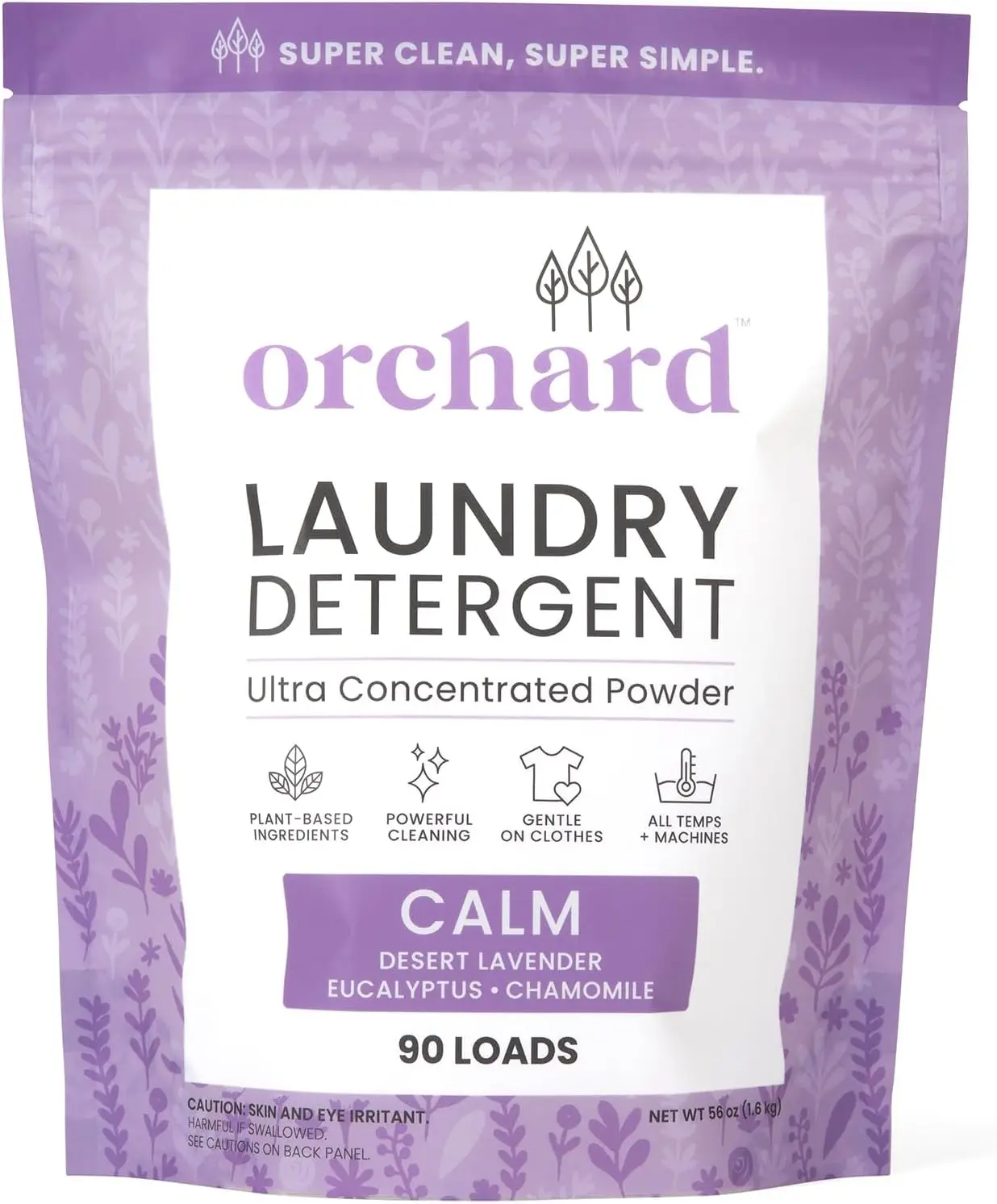 

Natural Laundry Detergent Powder for Sensitive Skin - Plant-Based Deep Cleaning, Eco-Friendly, 90 Loads
