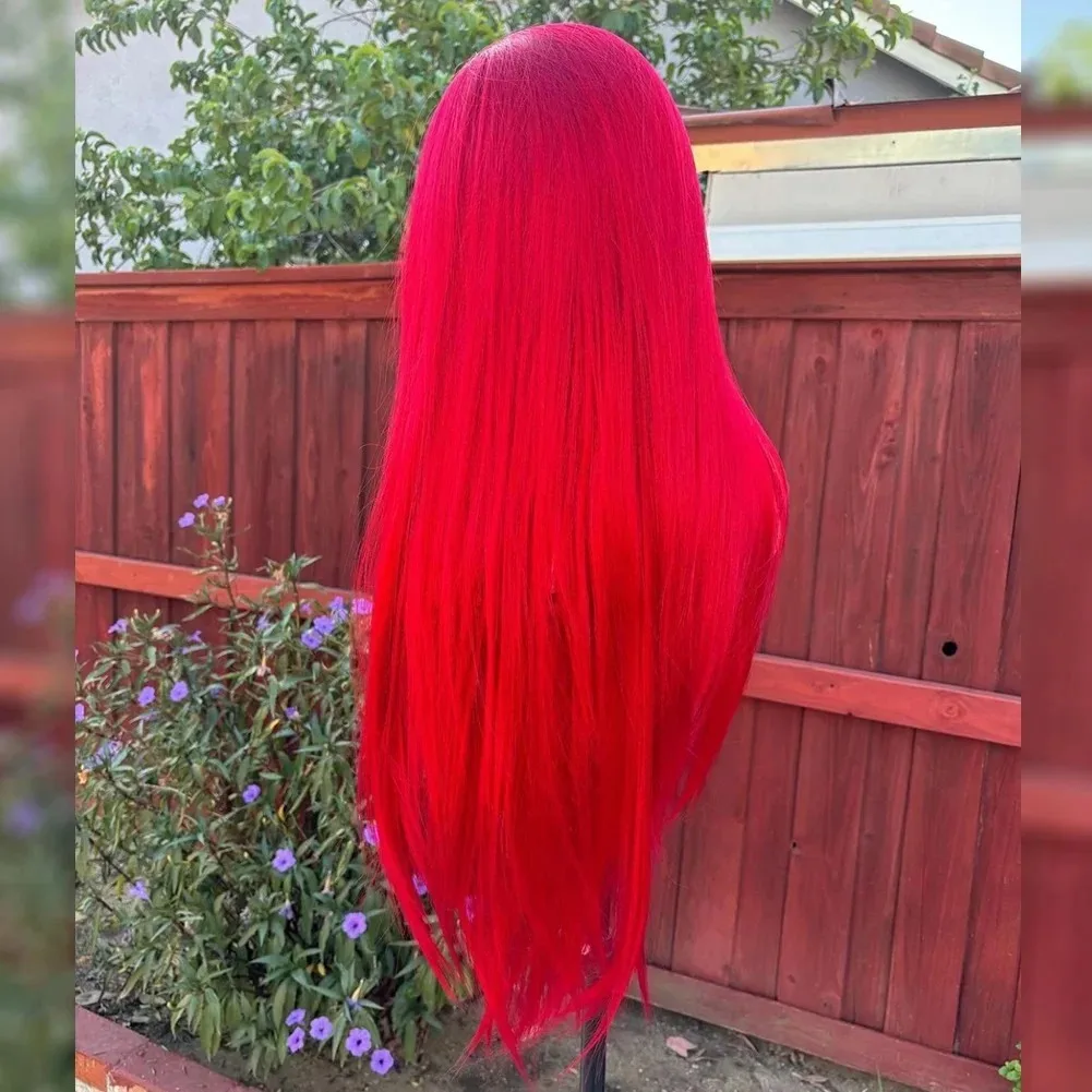 حار الوردي شعر مستعار العظام مستقيم الدانتيل الجبهة الباروكات للنساء 13x4 HD الدانتيل الباروكات الأمامية الاصطناعية عالية الجودة قبل قطعها شعر مستعار غلويليس