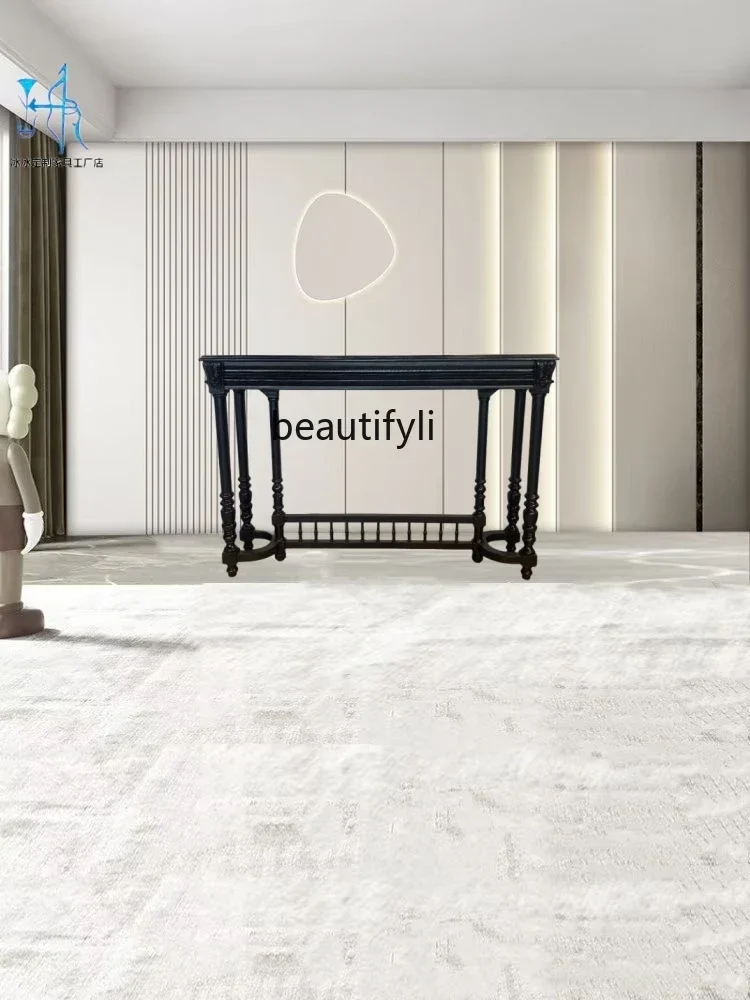 

Asmt09 French Solid Wood Console Tables Decoration Table American Country Vintage Dining Table Dining Table Console