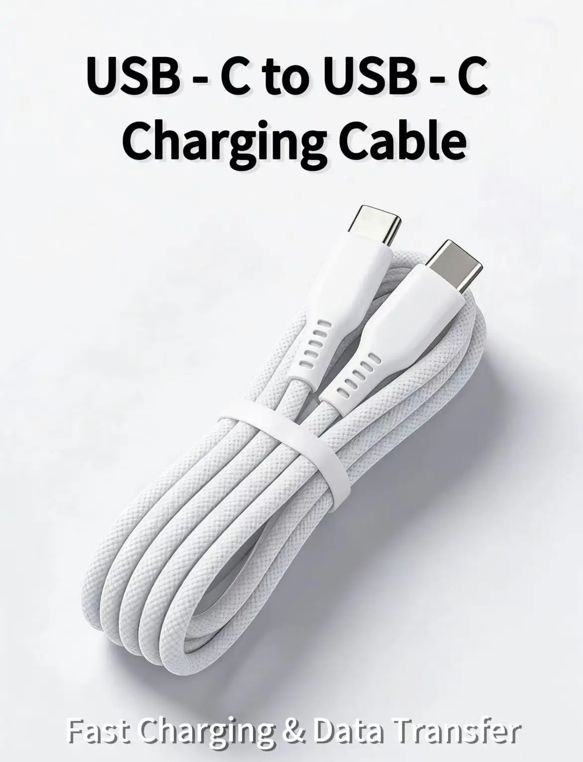 USB-C-auf-Typ-C-Kabel, Schnelllade-PD-Ladekabel für iPhone 17, 16, MacBook, iPad Pro, 10., Air 4, 5., 5., 6 Fuß, 1 Packung