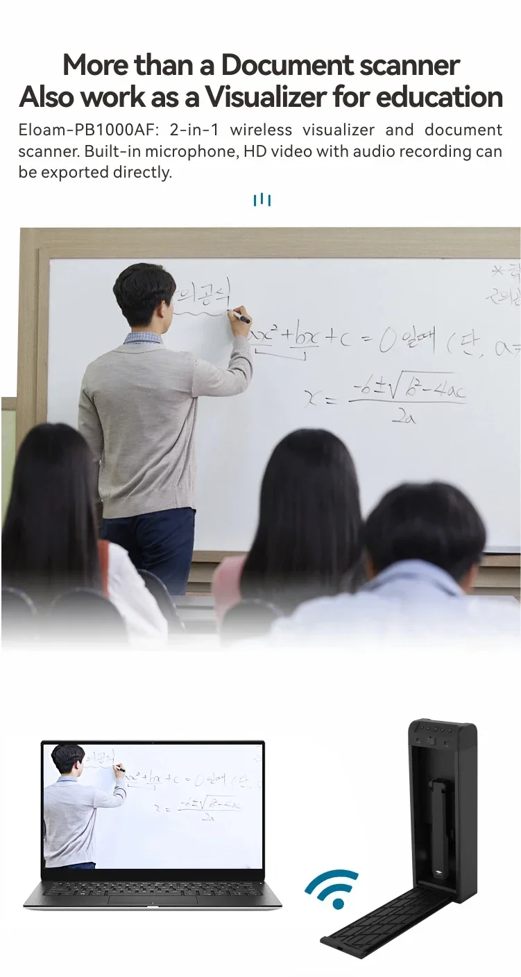 New Education Pb1000af Wall-mounted Document Camera Projector Visualizer Interactive Projector