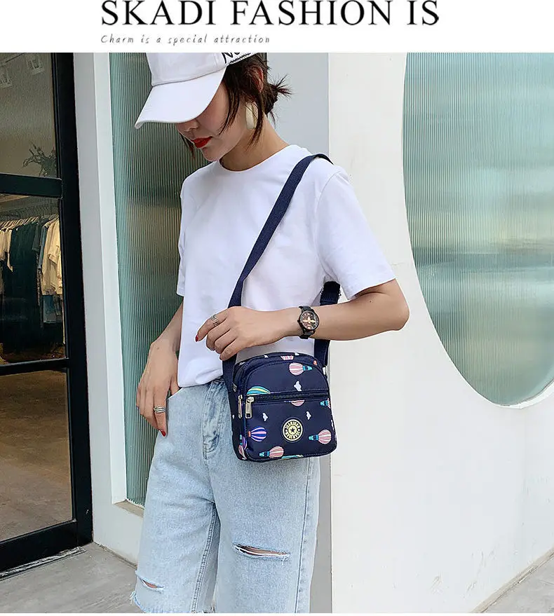 Fashion Women Small Bags Square Shoulder Crossbody Bag Simple Canvas Women Messenger Bags Female Daily Phone Coin Purse