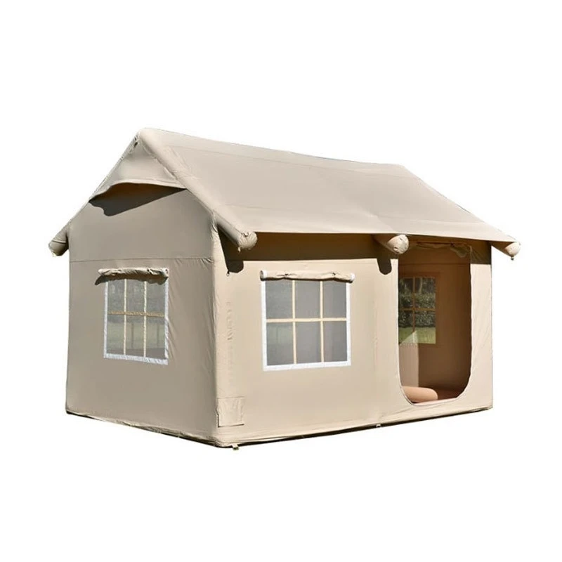 

Inflatable tent, family travel outdoor free construction, camping Korean hut tent