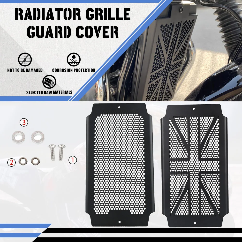 

2023 22 For T120 Street/Speed Twin 900 Motorcycle Radiator Guard Grille Protective Cover Protector 2016 2017 2018 2019 2020 2021