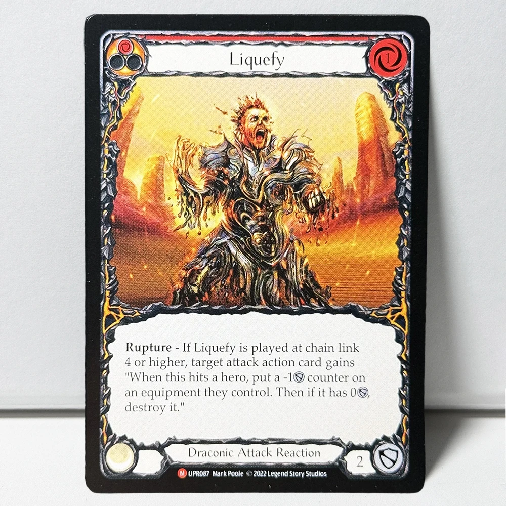 Flesh and Blood FAB Regular Proxy TCG Game Card Glint the