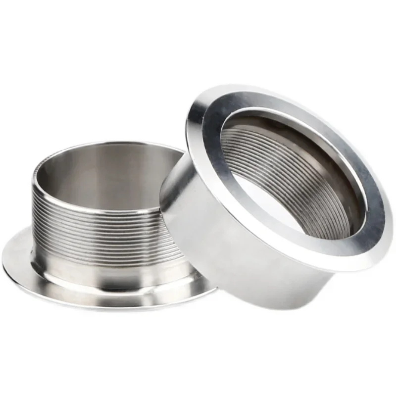 Fit 12.7-159mm Pipe Bulkhead Wall sleeve For Choose 304 Stainless Steel Double Clip Decorative Ring Through Shed Plate Homebrew