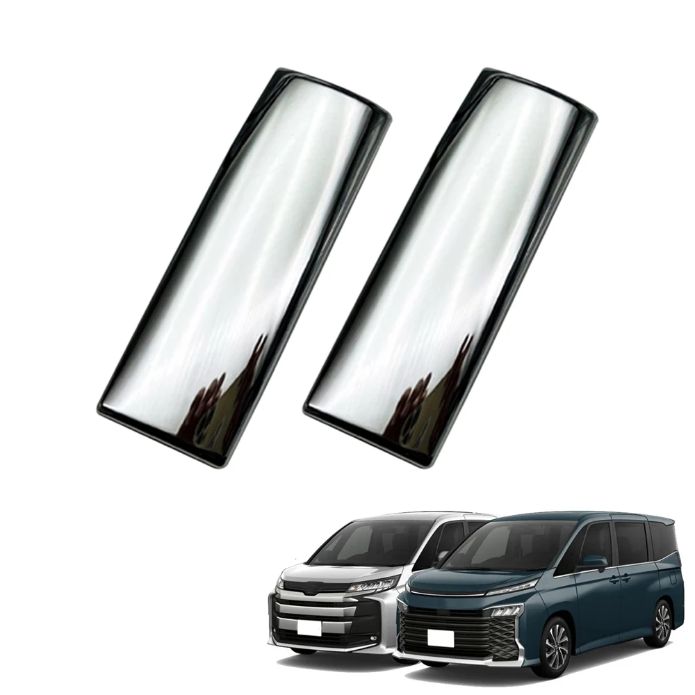 Car Interior Mouldings Chrome Silver Middle Door Handle Panel Decoration Cover Trim for Toyota Noah/Voxy 90 Series 2022