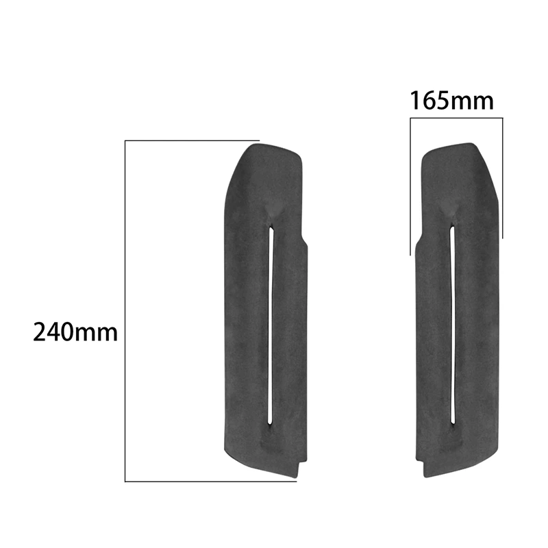 2Pcs Turn Fur Control Armrest Car Control Central ABS Cover Auto Sticker Auto Parts For Ford Mustang 2015-2020