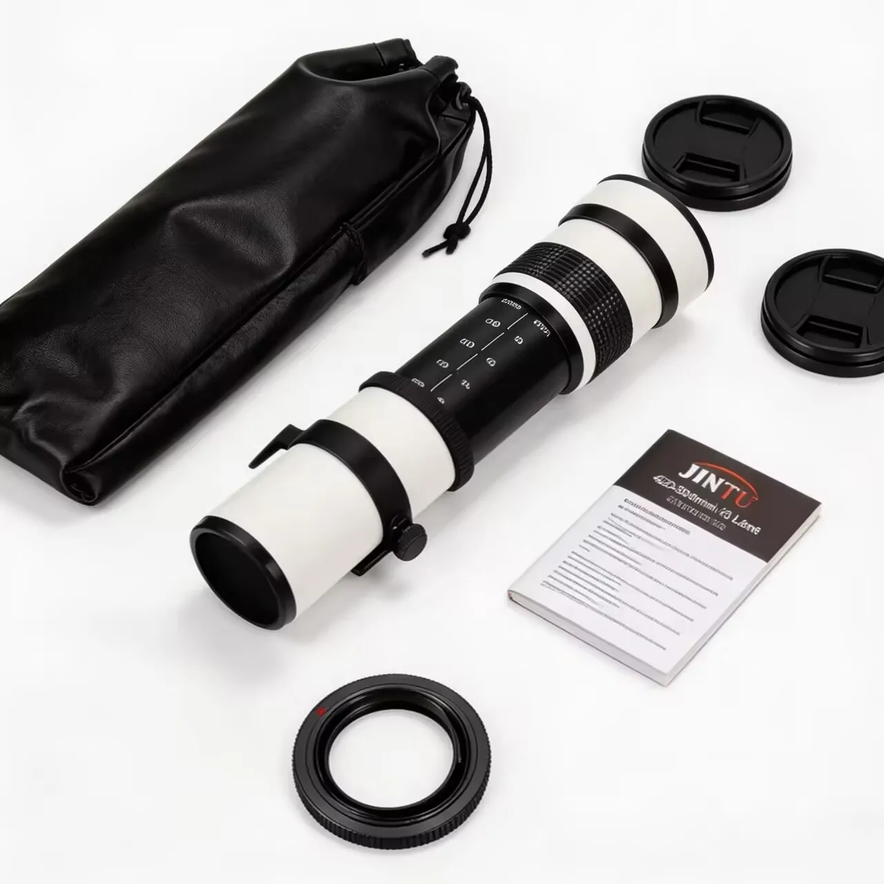 Zestaw obiektywu telezoomowego JINTU 420-800mm F/8.3 MF do Nikon D3000 D3100 D3200 D3300 D3400 D5000 D5100 D5200 D5300 D5500 D5600 D80 — zdjęcie 7