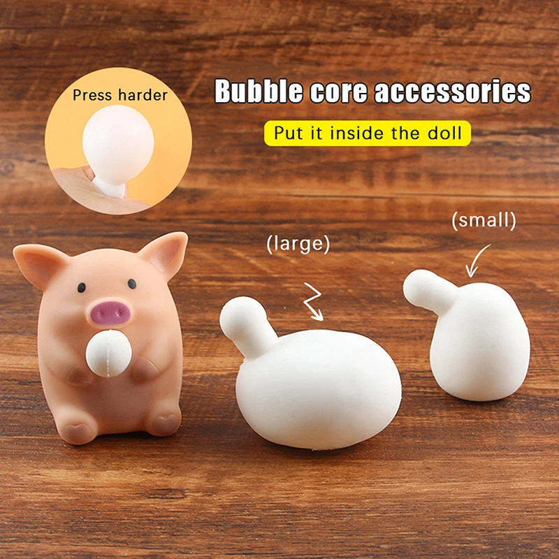 Universal Inner Ball Blow Bubble For Plush Doll Decompression Toy Accessories Stress Relief S/L Squeeze Toy DIY Accessories