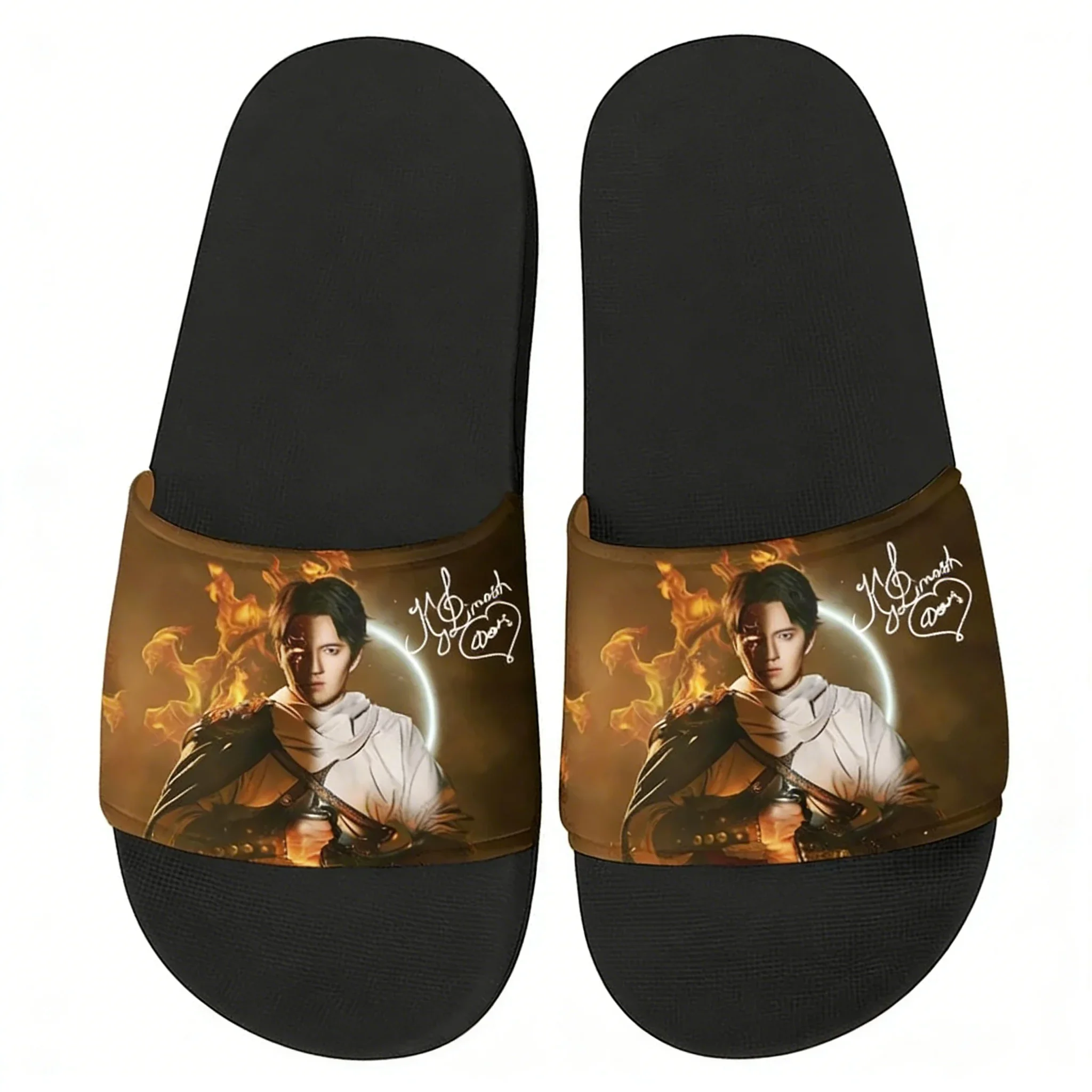 Dimash Qudaibergen Kazakh Singer Slippers Home Water Shoes Mens Women Teenagers Outdoor Beach Pool Sandals Custom Summer Slipper