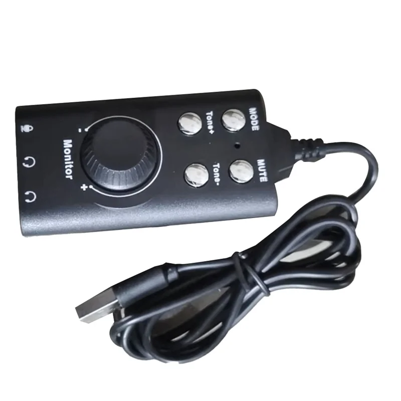 AY14 -Voice Changer Portable Voice Modulator Handheld Sound Card With Sound Multifunctional Effects Machine For Gaming