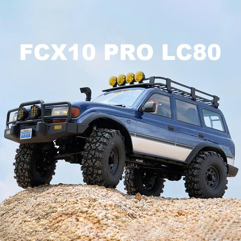 

FMS 1/10 FCX 10P Toyota Land Patrol LC80 PRO RC Electric Off-road Climbing Model Car, Equipped with High and Low Speed Remote