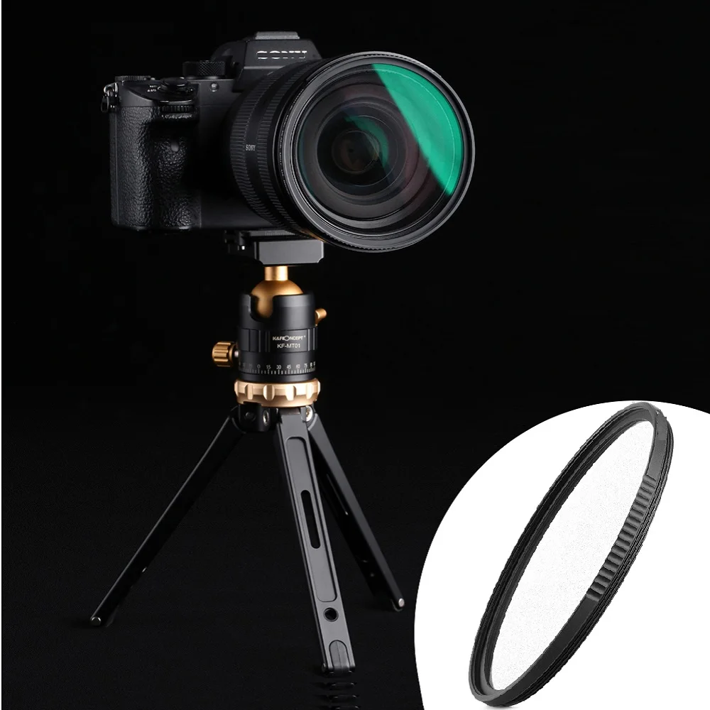 Filtre de protection ultra fin pour objectif d\'appareil photo, B + W, filtre UV XS PRO, MRC, réfléchissant, Nikon, IL, Sony